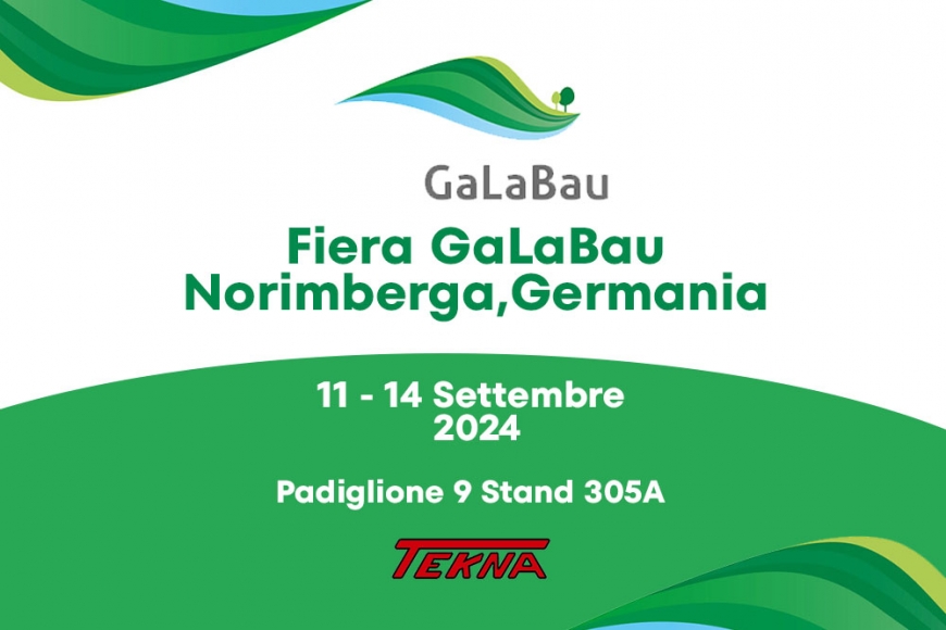 Tekna alla Fiera GaLaBau di Norimberga: Venite a Scoprire l&#039;Eccellenza Italiana!
